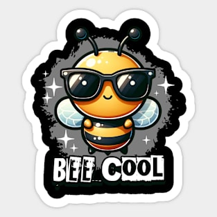 Bee Cool Sticker